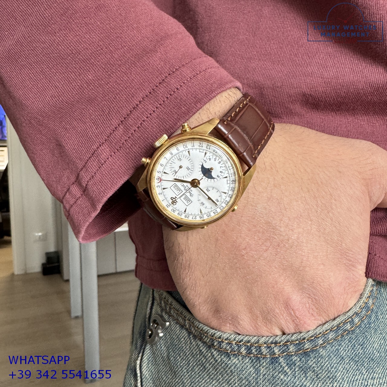 PAUL PICOT TRIPLE DATE 4991-5140 CHRONO GOLD (23)