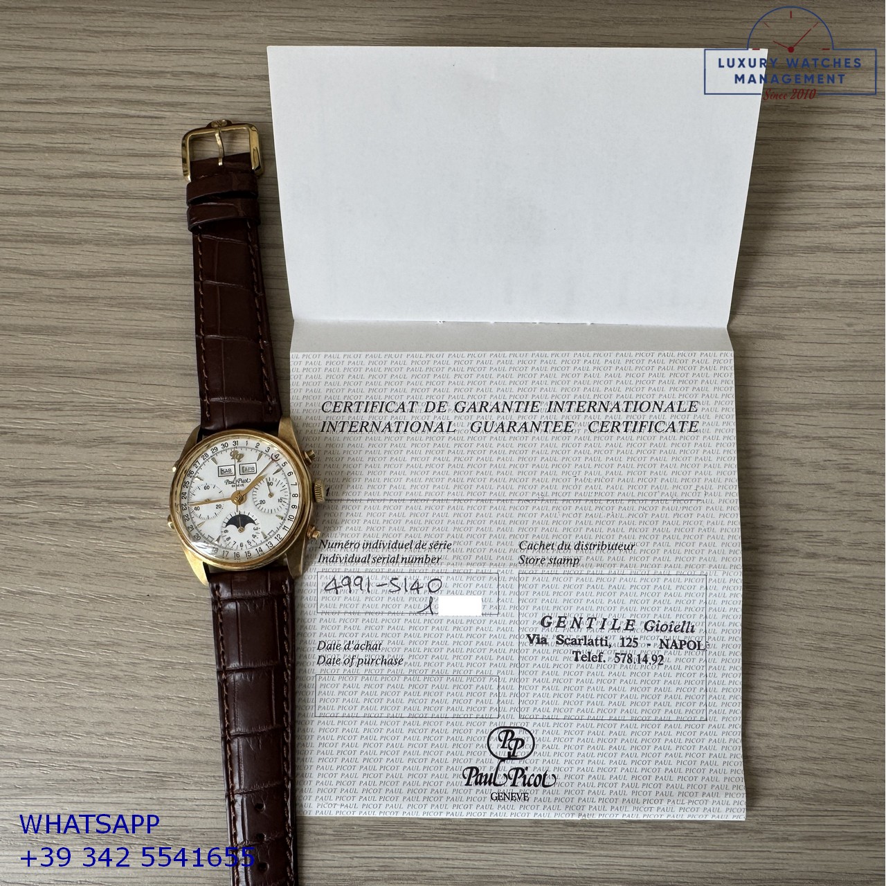 PAUL PICOT TRIPLE DATE 4991-5140 CHRONO GOLD (24)