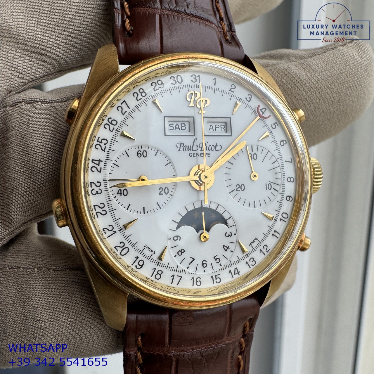PAUL PICOT TRIPLE DATE 4991-5140 CHRONO GOLD (27)