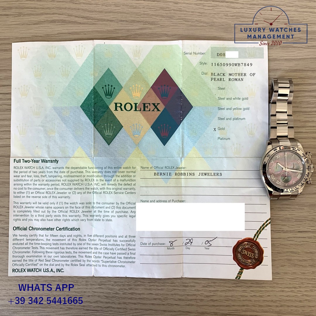 ROLEX DAYTONA 116509 MOP GRAY (20)