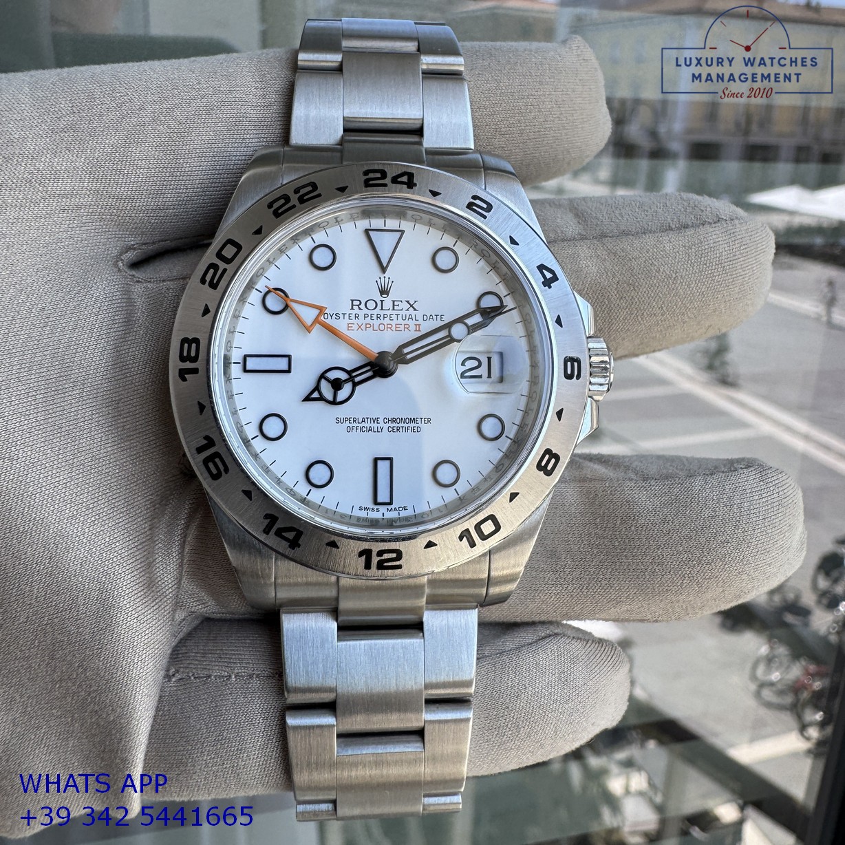 ROLEX EXPLORER II 216570 WHITE (13)