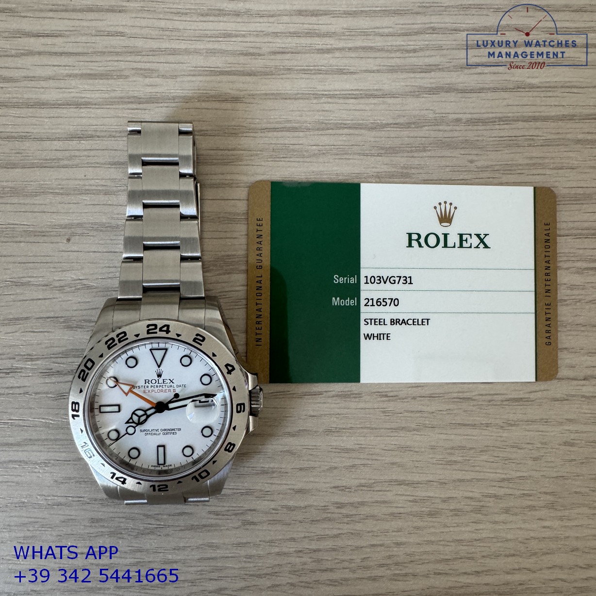 ROLEX EXPLORER II 216570 WHITE (17)