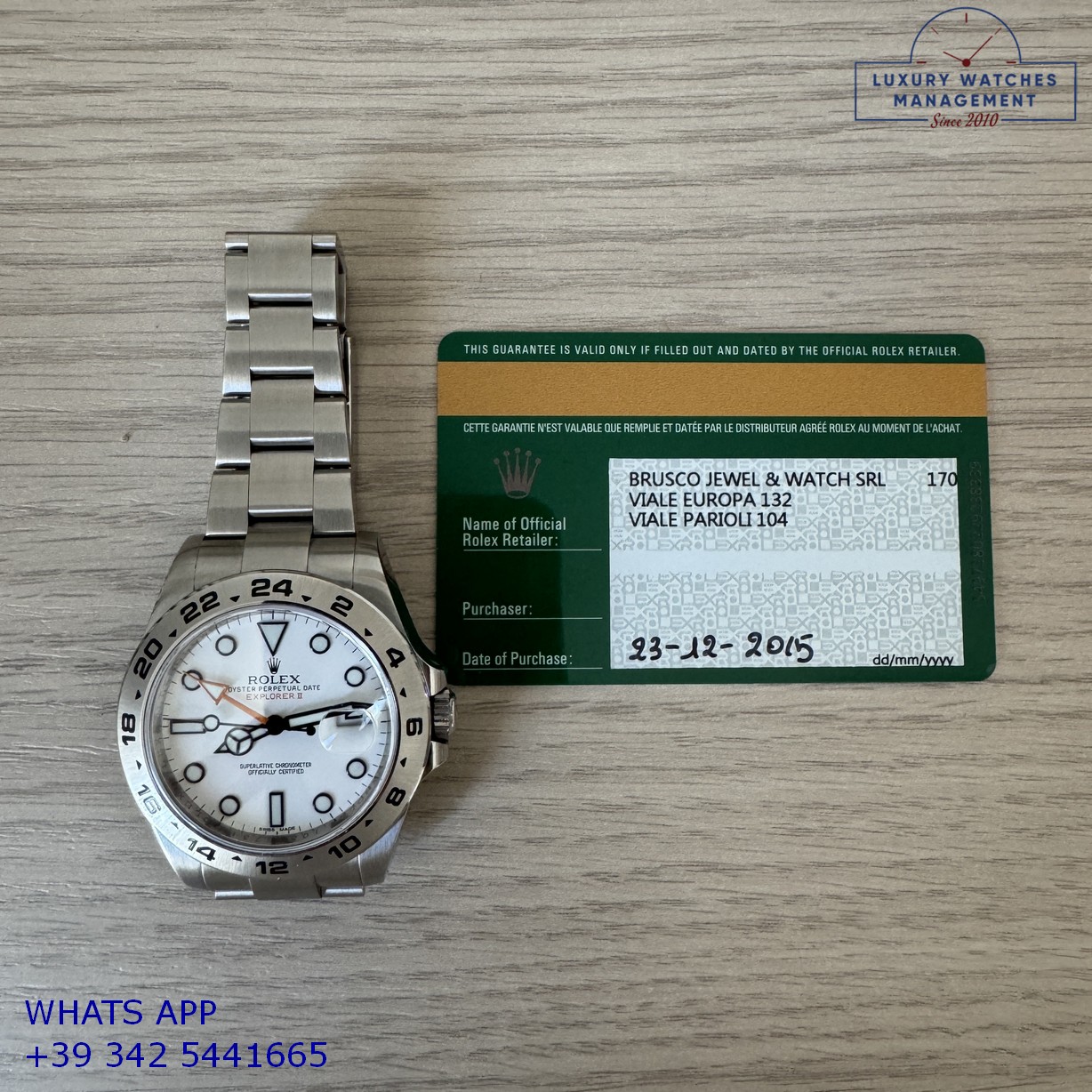 ROLEX EXPLORER II 216570 WHITE (18)