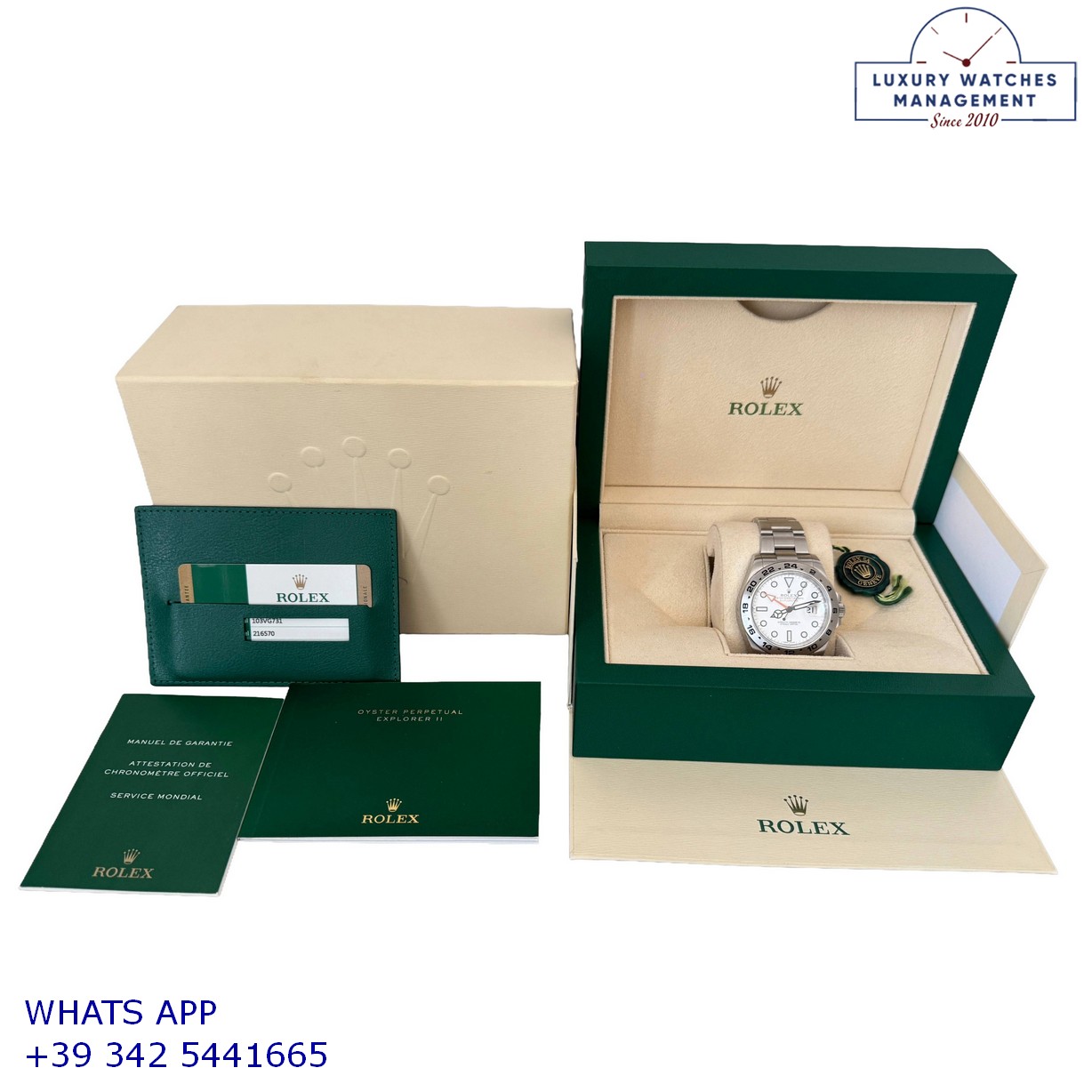 ROLEX EXPLORER II 216570 WHITE (19)