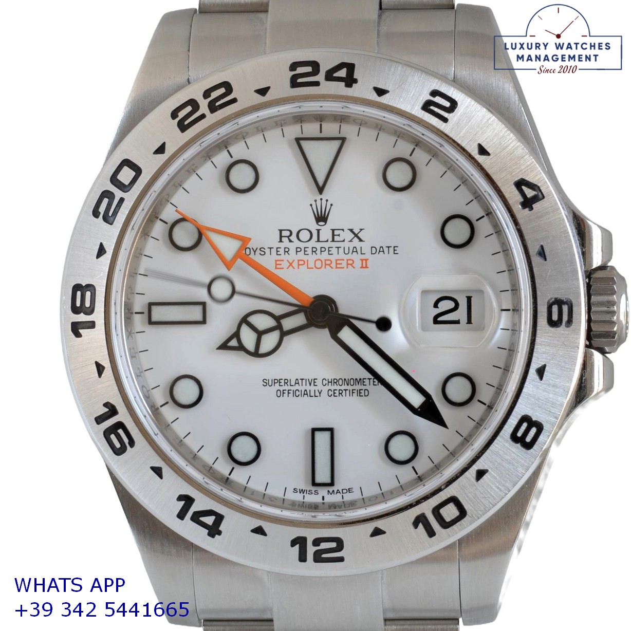 ROLEX EXPLORER II 216570 WHITE (2)