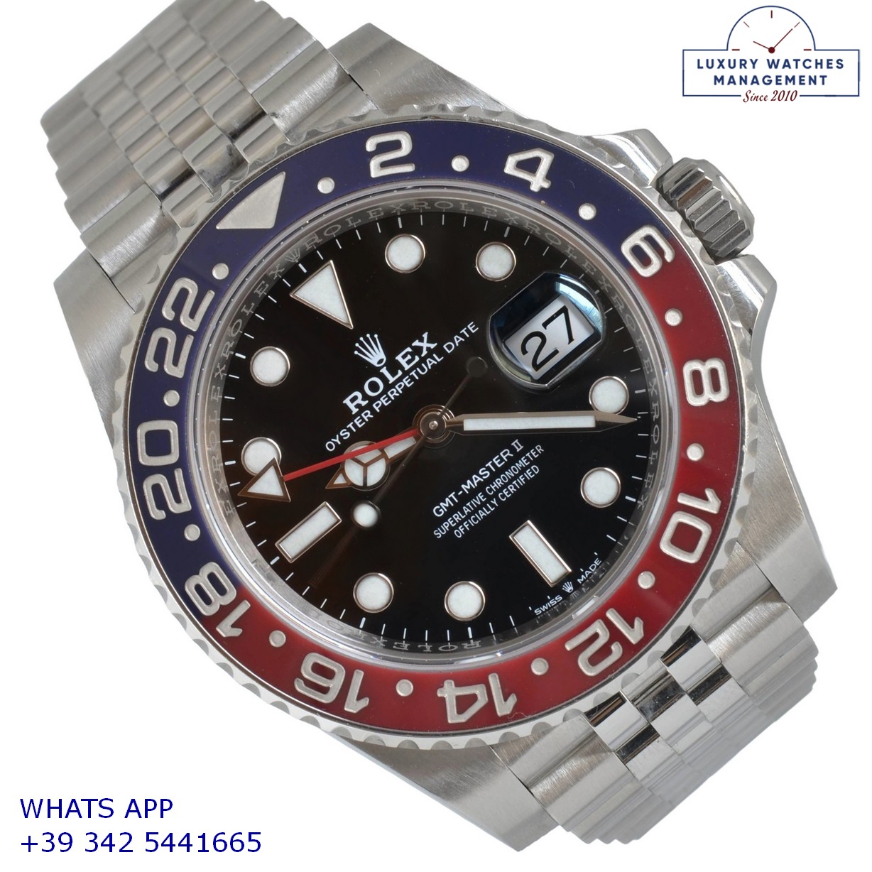 ROLEX GMT MASTER II 126710BLRO (1)