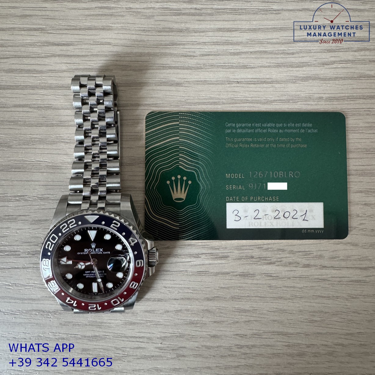 ROLEX GMT MASTER II 126710BLRO (17)
