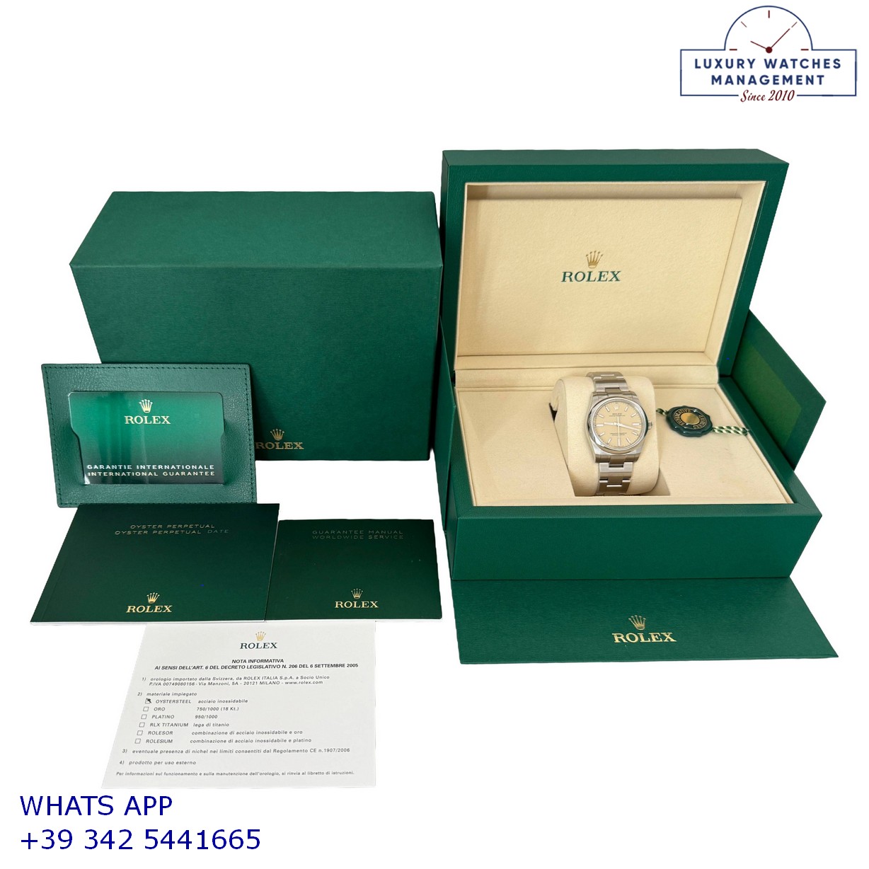 ROLEX OYSTER PERPETUAL 124200 BEIGE (17)