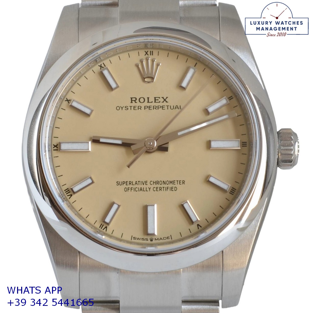 ROLEX OYSTER PERPETUAL 124200 BEIGE (2)