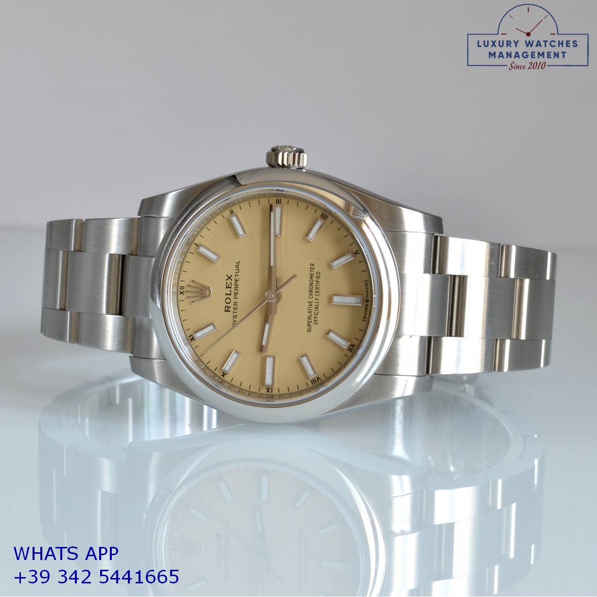 ROLEX OYSTER PERPETUAL 124200 BEIGE (6)