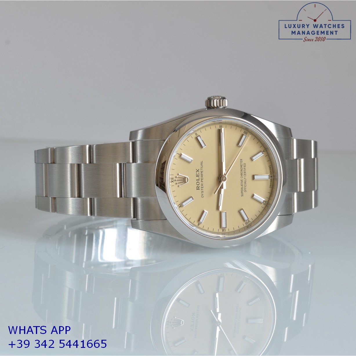 ROLEX OYSTER PERPETUAL 124200 BEIGE (7)