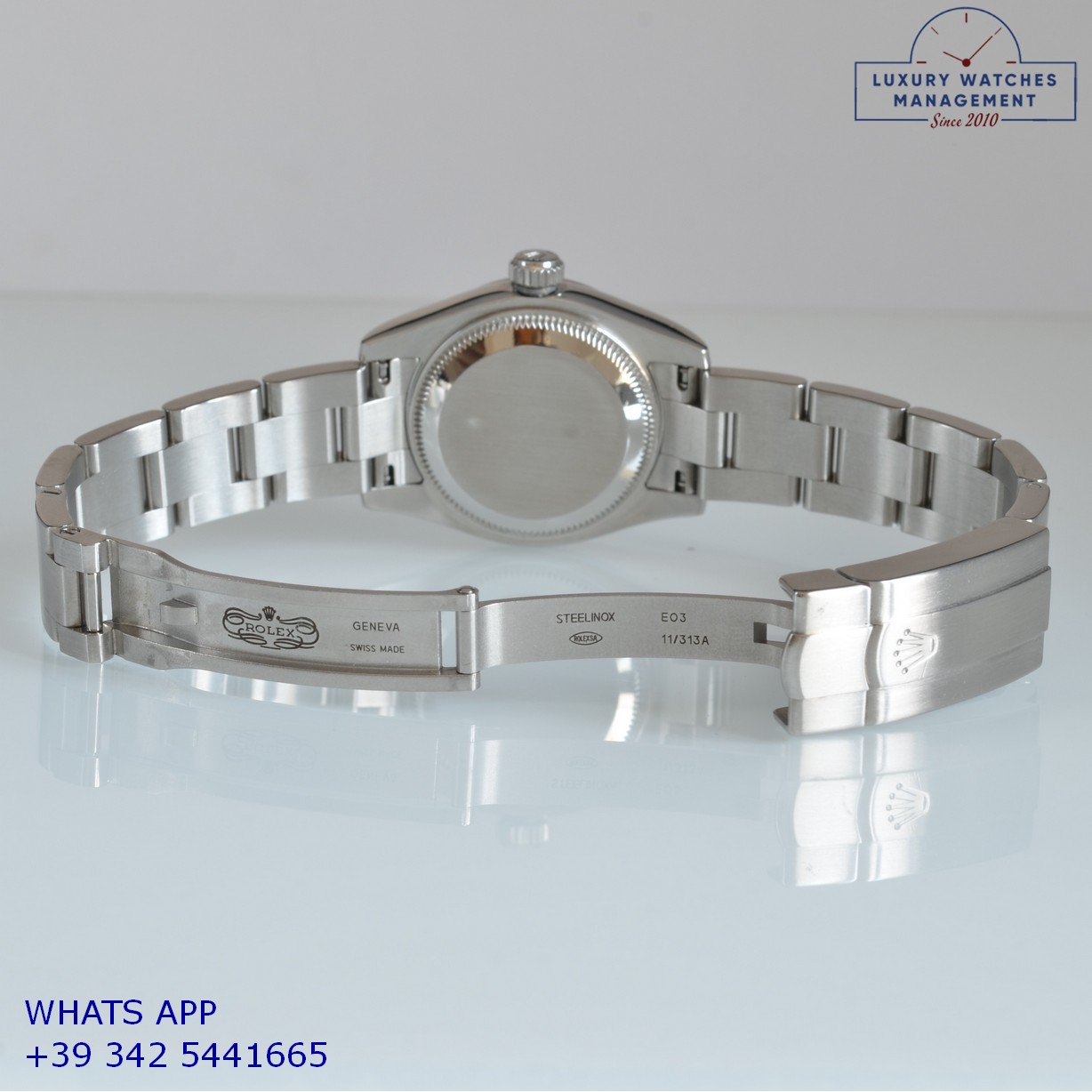 ROLEX OYSTER PERPETUAL 176200 BLUE (8)