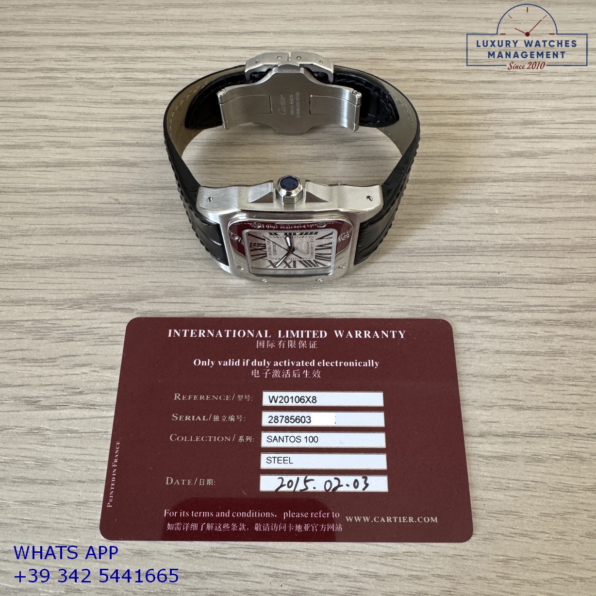 CARTIER SANTOS 100 2878-W20106X8 (12)
