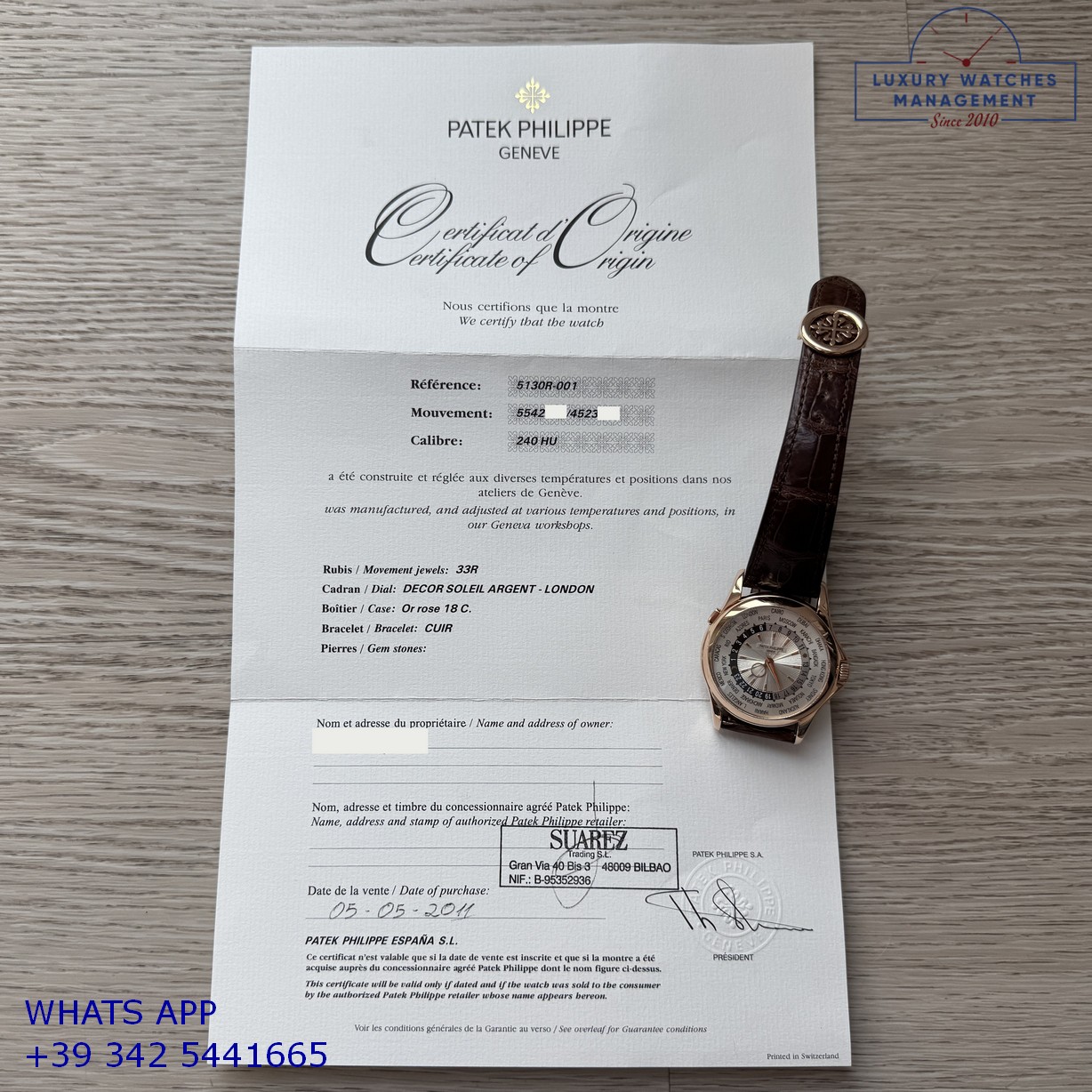 PATEK PHILIPPE WORLD TIME 5130R-001 (16)