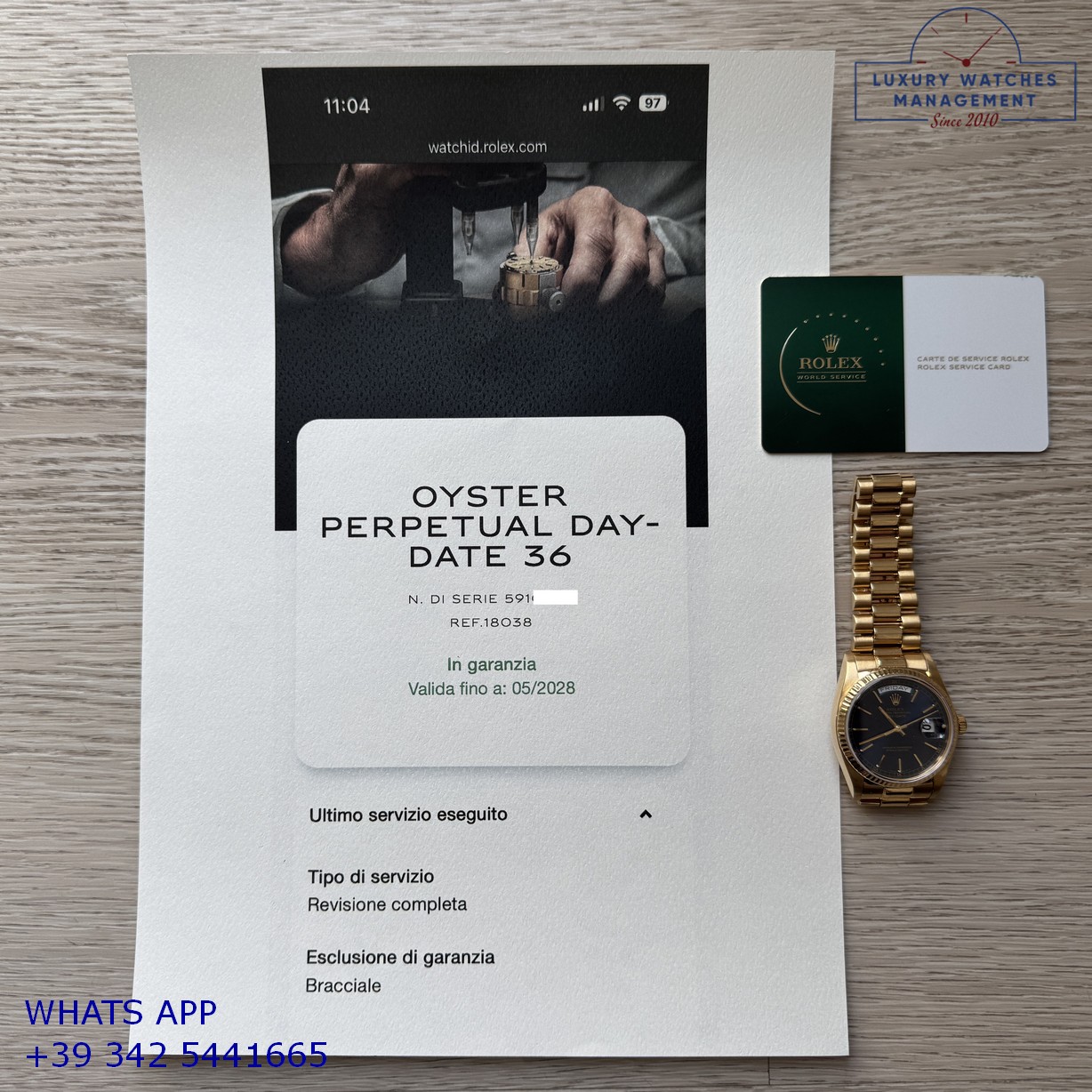 ROLEX DAY-DATE 18038 (2)