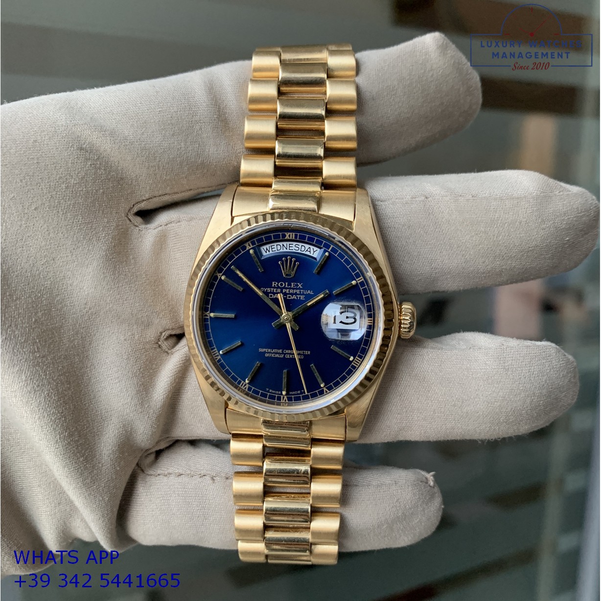 ROLEX DAY-DATE 18038 BLUE (1)