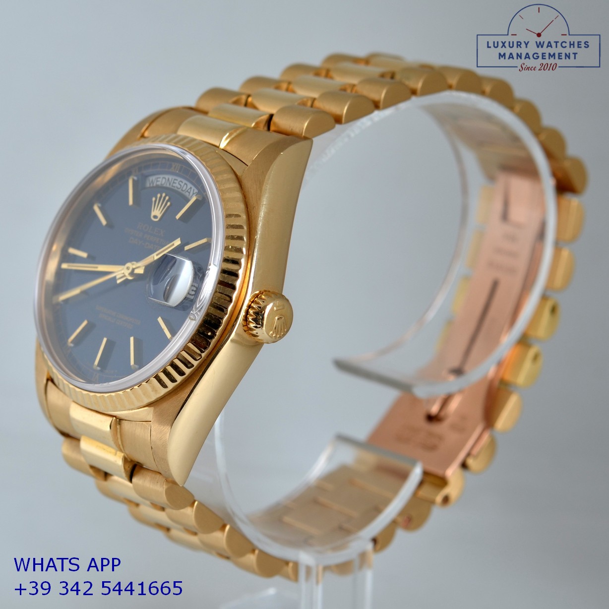 ROLEX DAY-DATE 18038 BLUE (26)
