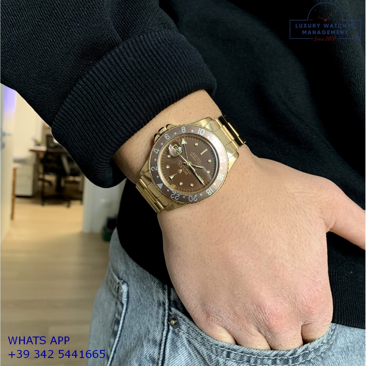 ROLEX GMT MASTER 1675 GOLD (2)