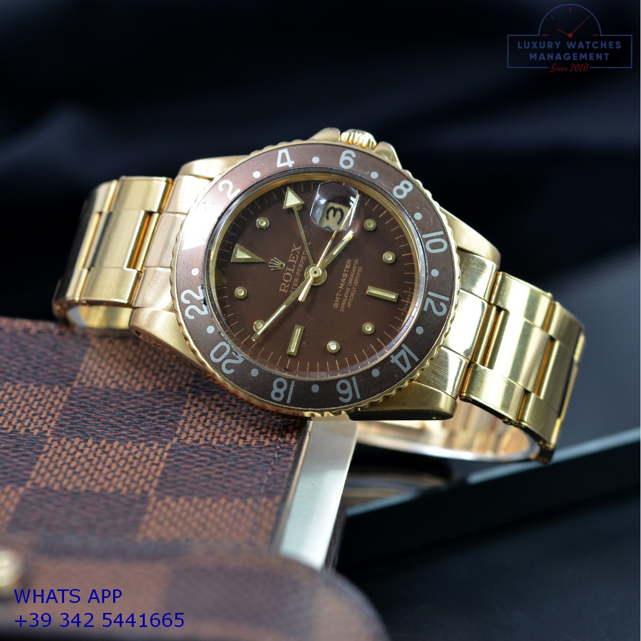 ROLEX GMT MASTER 1675 GOLD (23)