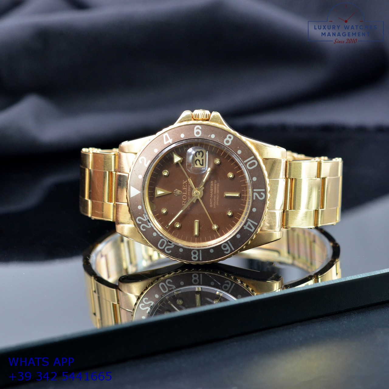 ROLEX GMT MASTER 1675 GOLD (25)