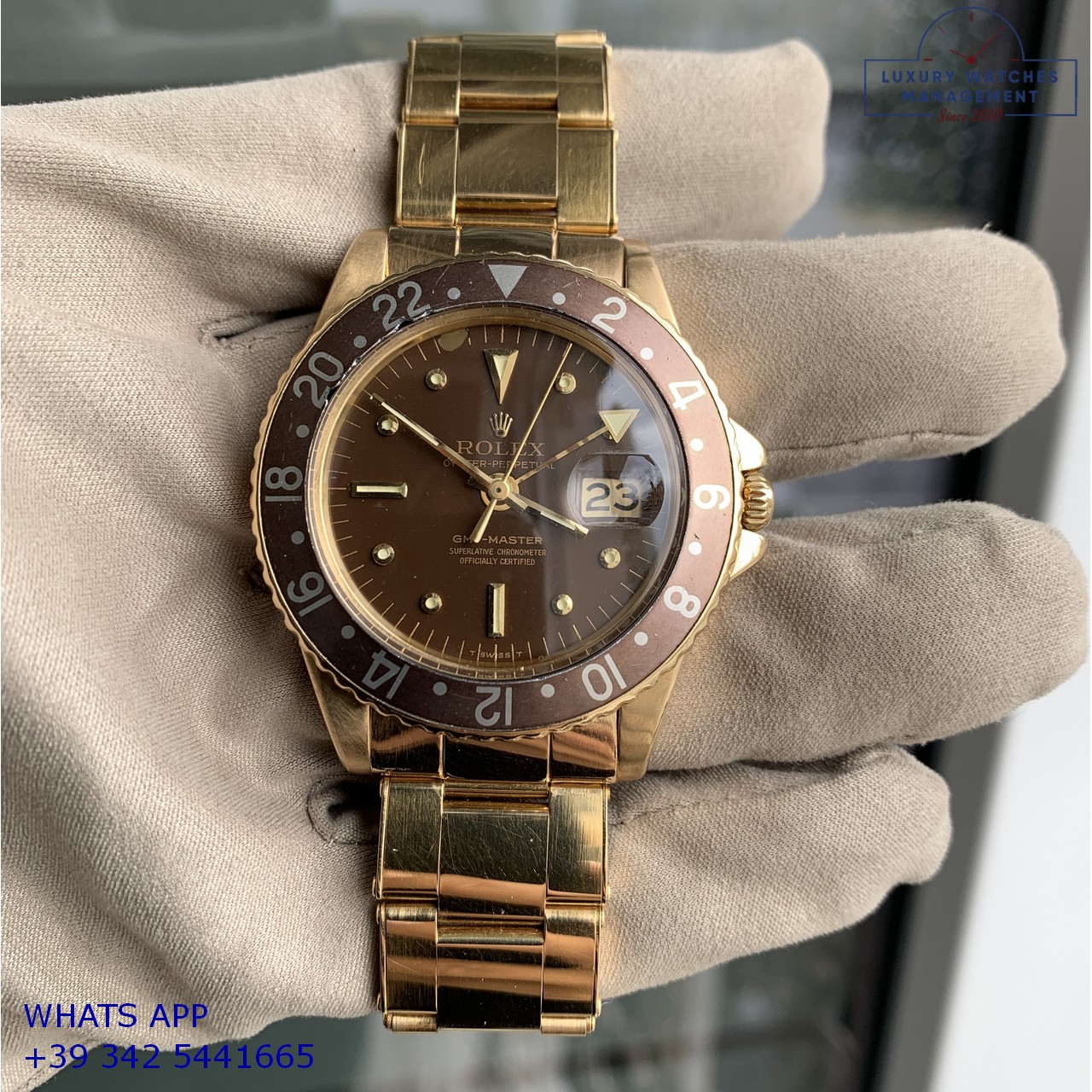 ROLEX GMT MASTER 1675 GOLD (26)