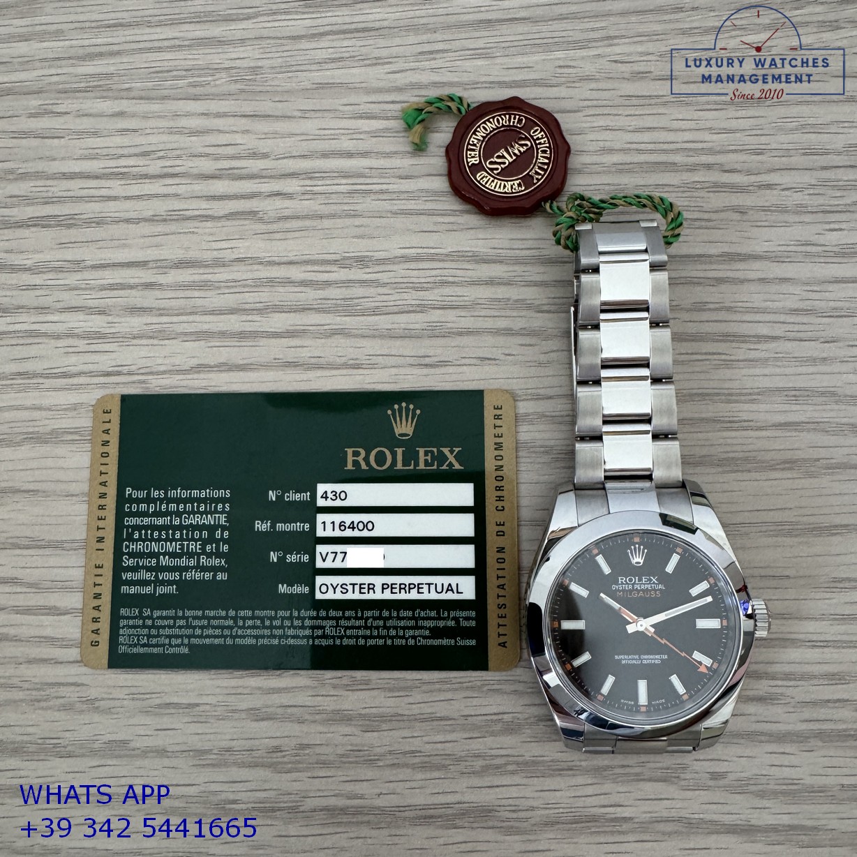 ROLEX MILGAUSS 116400 (15)