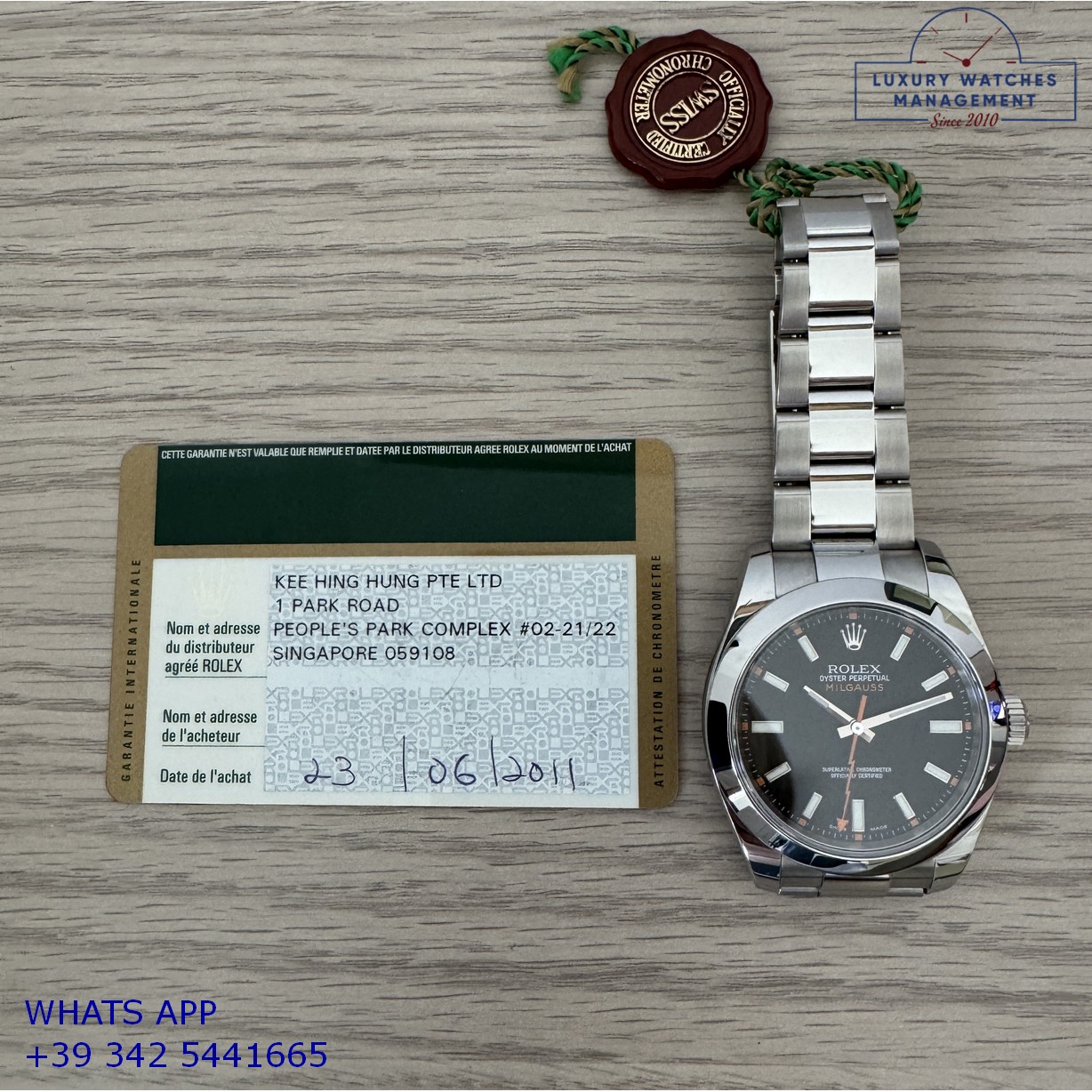 ROLEX MILGAUSS 116400 (16)