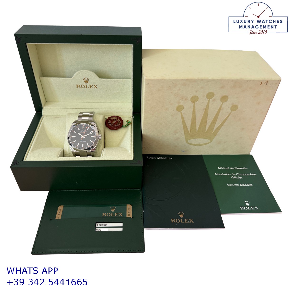 ROLEX MILGAUSS 116400 (3)